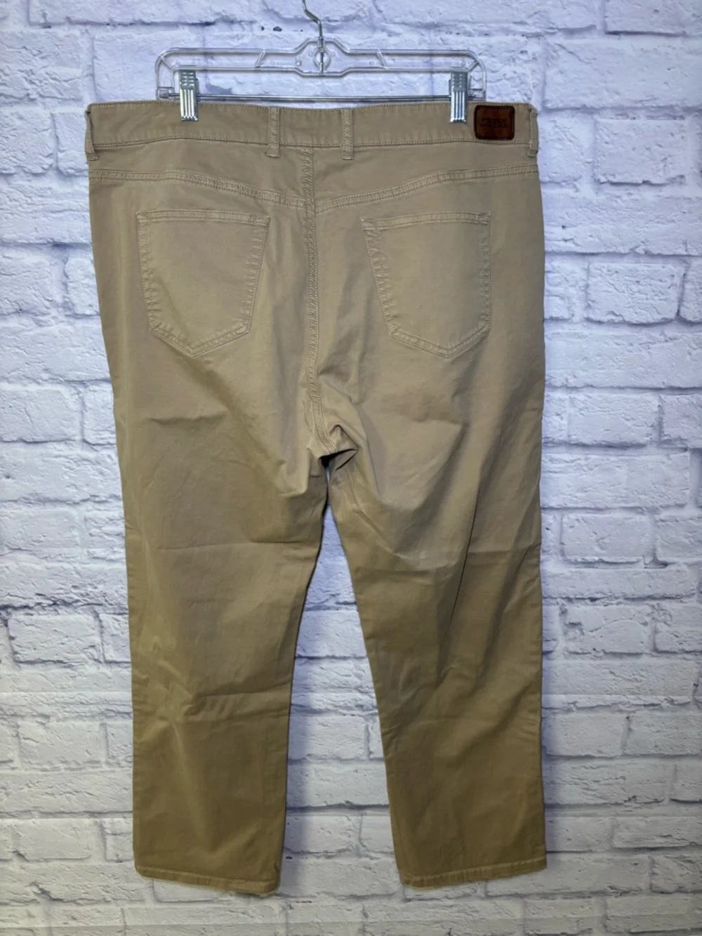 Peter Millar Crown Pants Mens 40x28 Crown Sport Five Pocket Khaki Cotton Canvas
